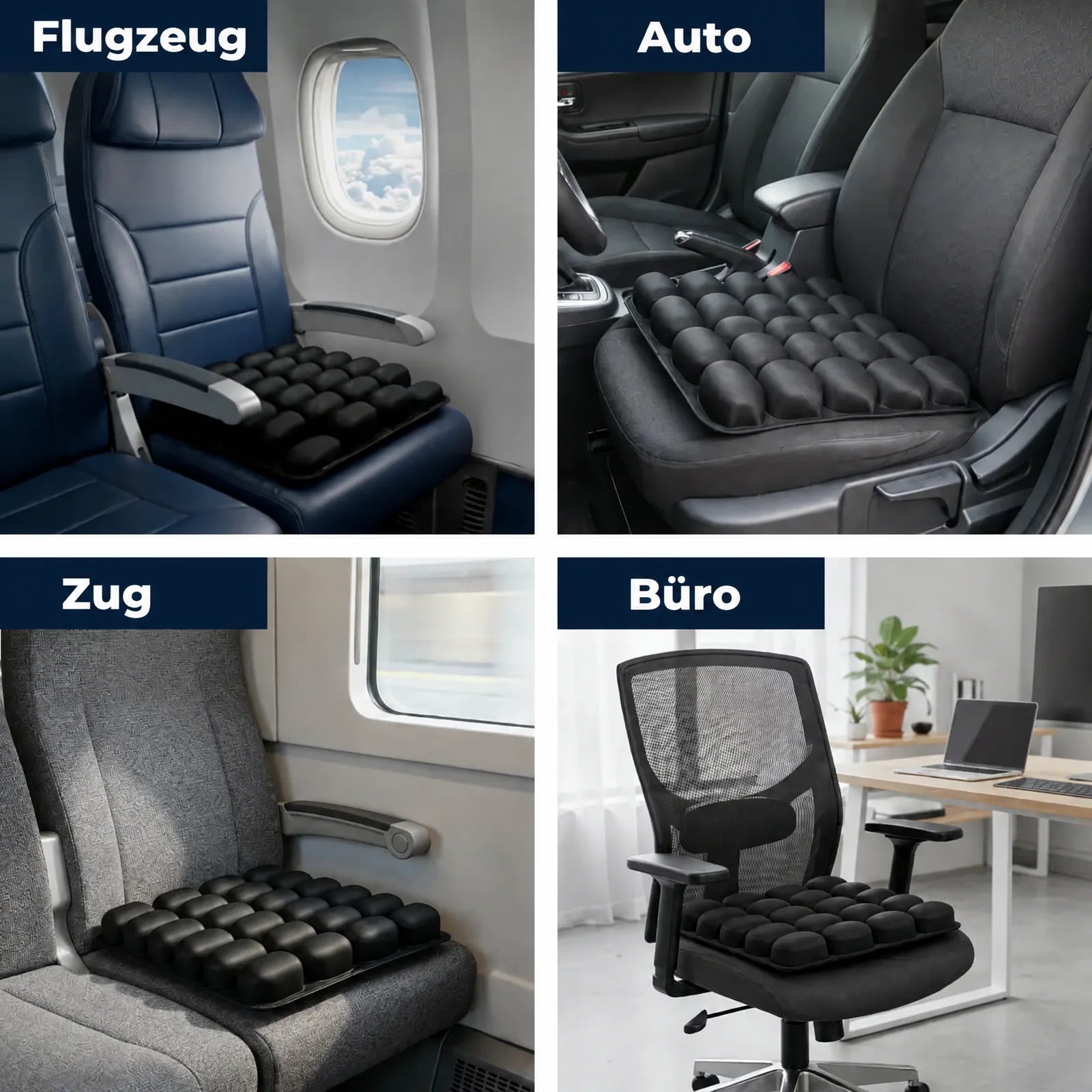 Zeppo im Flugzeug, Auto, Zug und Büro
